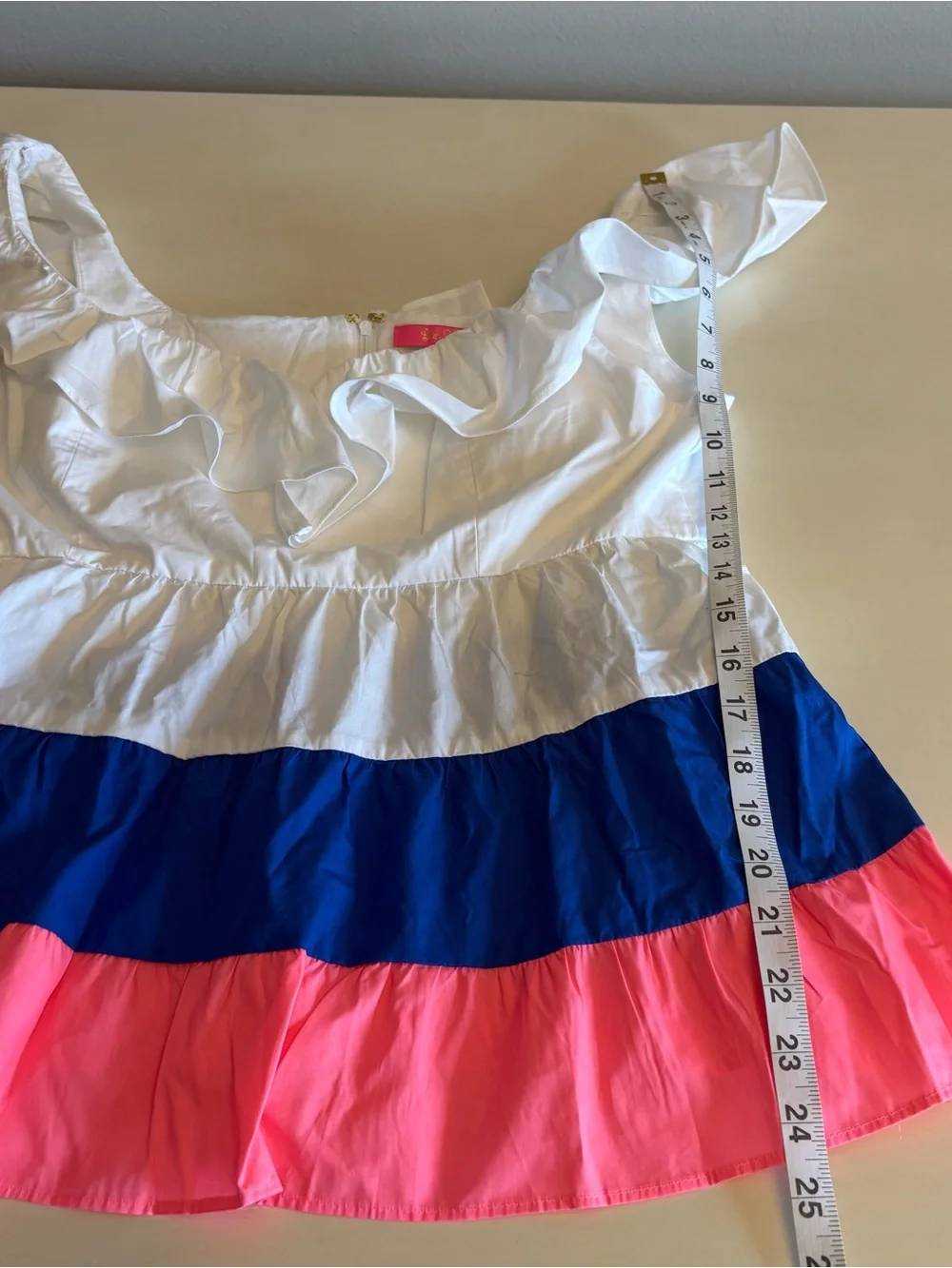 Lilly Pulitzer Emie Ruffle Top Size 12 NEW - Picture 10 of 15
